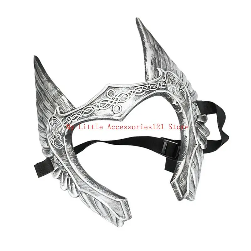 قناع وجه بلاستيكي مفصل من Anime Convention ملحق زي تنكري للنساء والفتيات #2