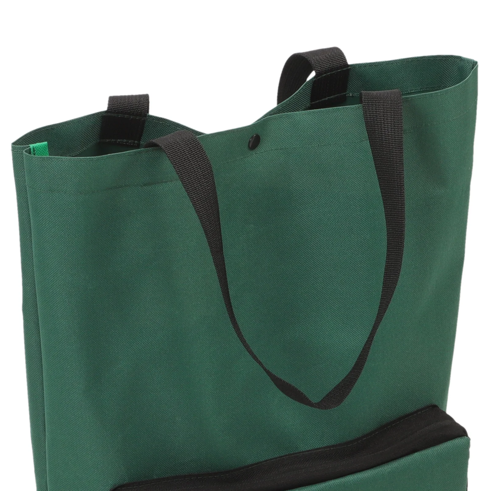 

Portable Foldable Trolley Shopping Cart Wheels Large Capacity Grass Green Wheel Reusable Grocery Storage Bag Hand Push