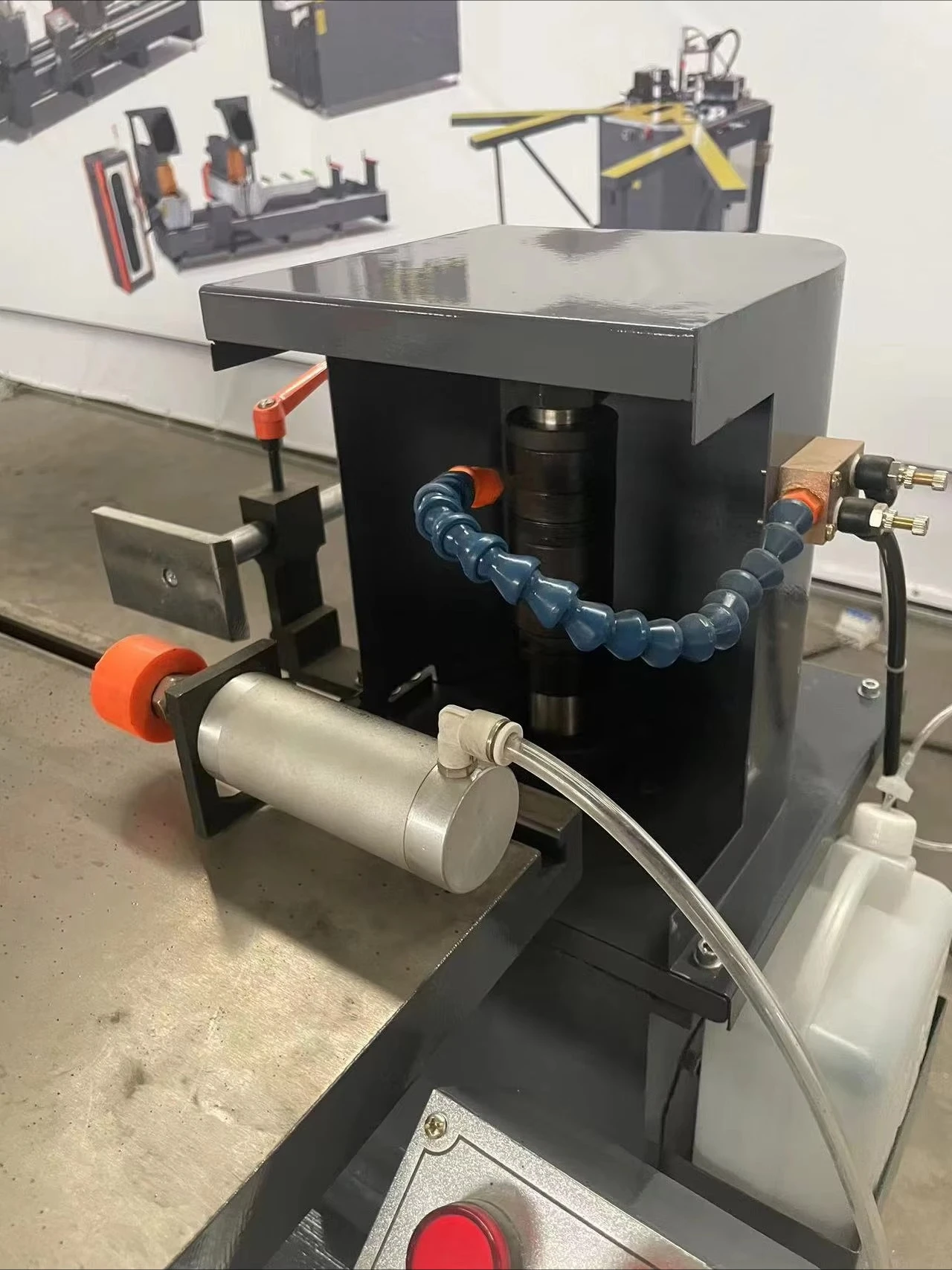 Woodworking single-axis end milling machine for chamfering, door frame tongue and groove 380 V