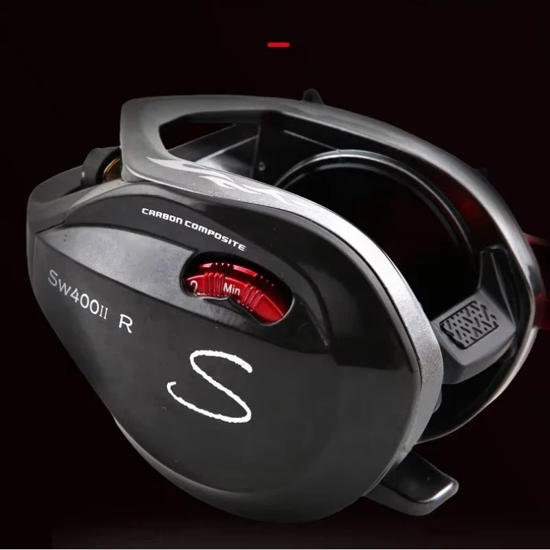 Saltwater Baitcasting Reel Wide Body Carbon Lightweight Saltwater Proof Long Casting Offshore Boat Slow Jigging Bass Fishing