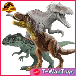 Mattel Jurassic World 12-in(30cm)恐竜アクションフィギュア、ストライク&チョムアクション、サウンド、移動可能なジョイント素晴らしい贈り物 8ベストセールスジュラシックワールドJuguetesマッテル-5