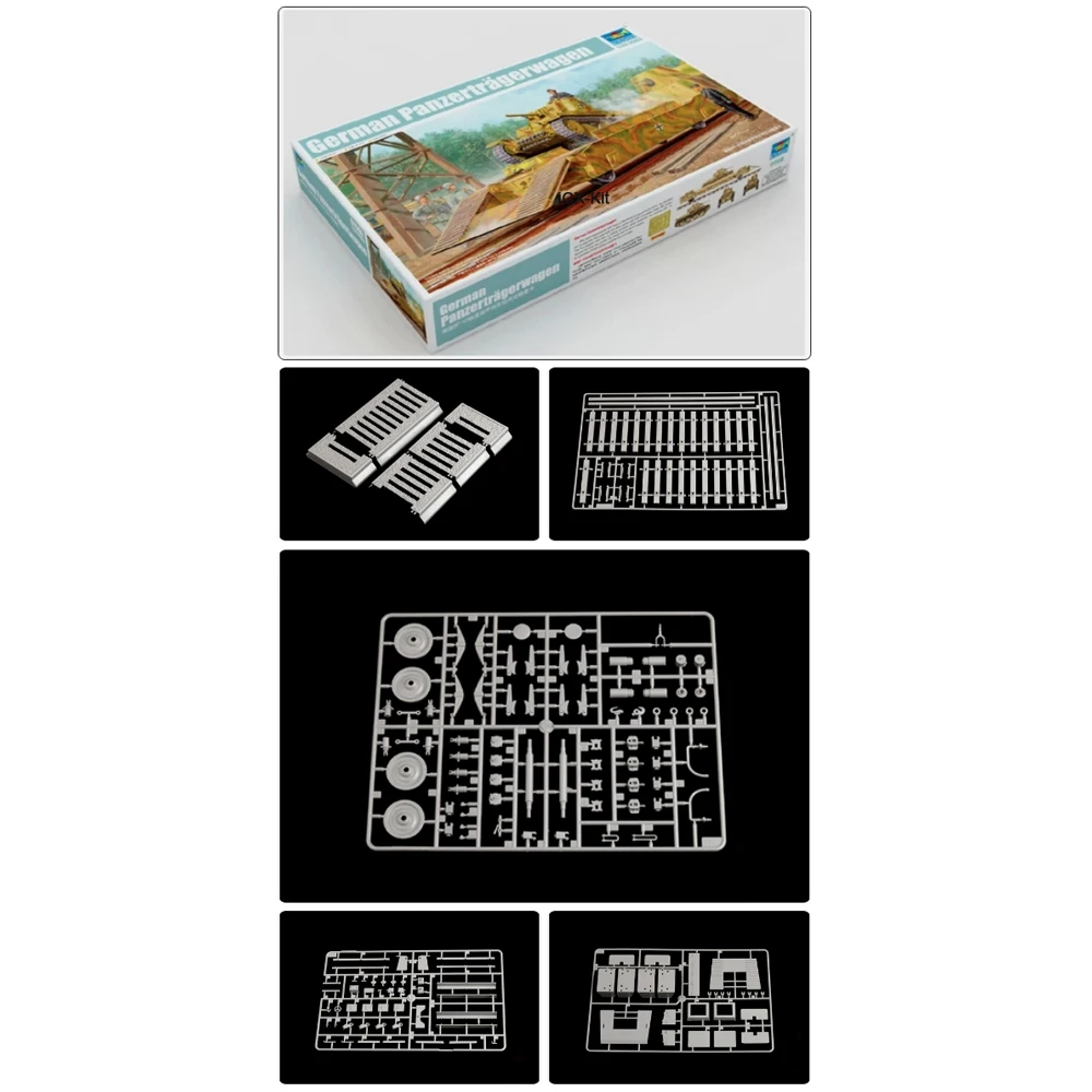 

Trumpeter 01508 1/35 German BP42 Panzertragerwagen Tank Transport Flat Car Military Toy Plastic Assembly Building Model Kit