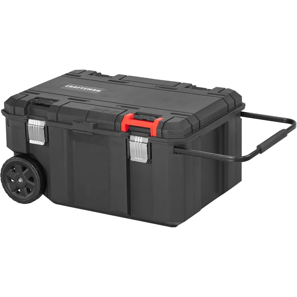 

30 Gallon Rolling Tool Chest with Quick-Access Lid, Rust-Resistant & Waterproof Storage for Large Tools