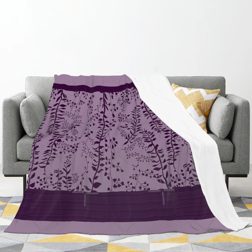 Bella Swan's Comforter Set Replica Purples Cool - Version 2 Twilight Saga Fanart Thin Blanket Fluffy Soft Bedroom Blankets