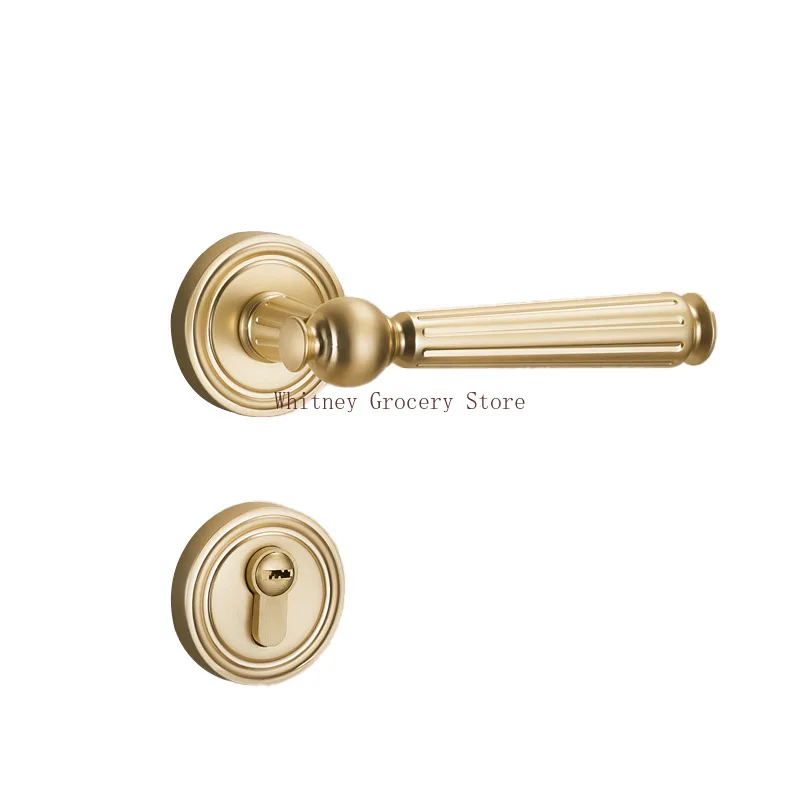 Gate Bedroom Door Lock Aluminium Alloy Silent Door Lock Door Handle Hardware Accessories Split Locks Metal Safety Locks
