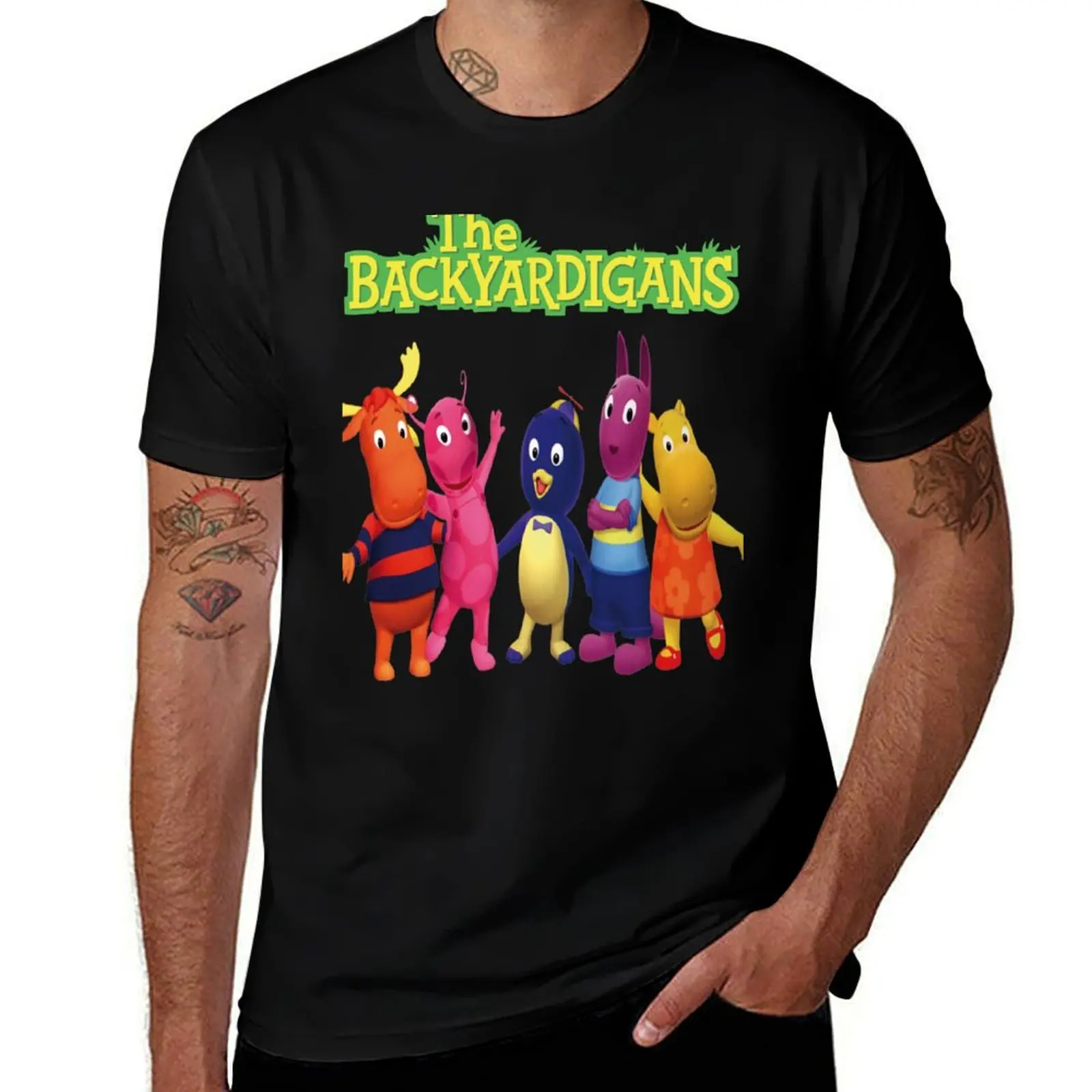 

shirt t shirts cotton man for man fit t for T-Shirt t The man Backyardigans shirt slim