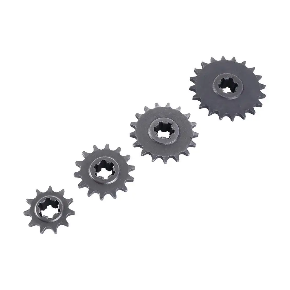 Bike Moped Scooter ATV Quad 8mm T8F Chain Dirt Bike Motorcycle Chain Cog For 47cc 49cc Front Chain Sprocket 11 14 17 20 Tooth