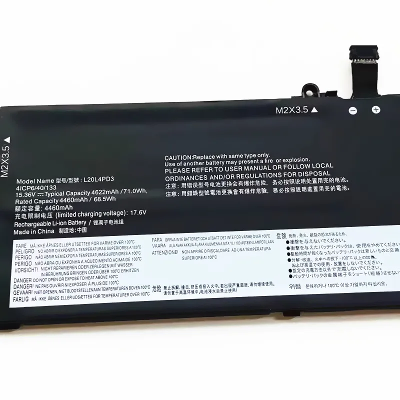 Imagem -04 - Bateria do Portátil para Lenovo Thinkbook 16p Gen R9000x2023r L20l4pd3 L20m4pd3