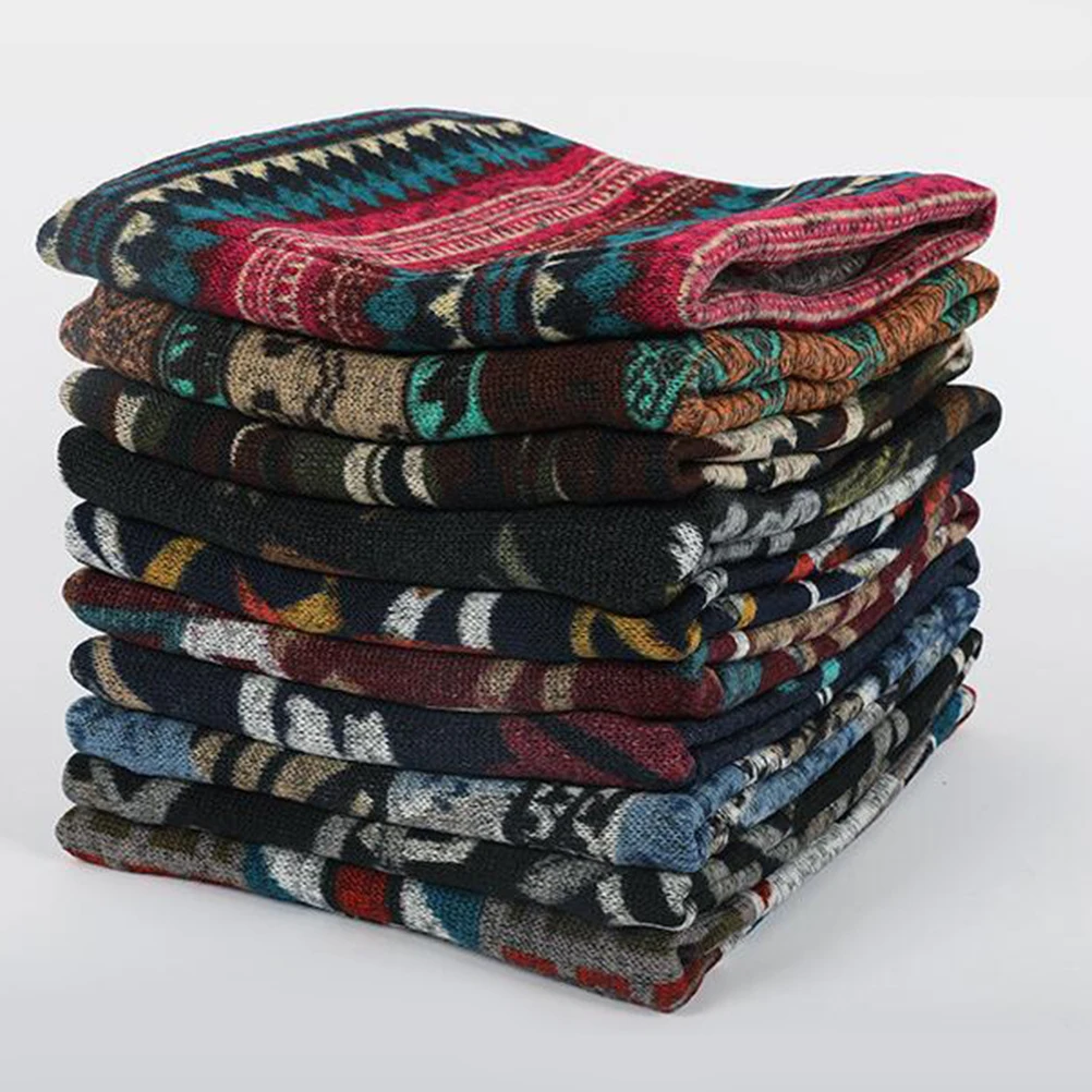 

Stylish Comfortable Neck Warmer Winter Autumn Furry Bib Thick Scarf Patterned Sports Skiing Snowskating Outdoor Fitness