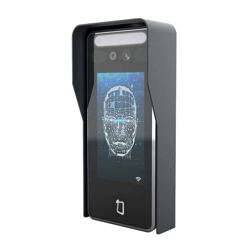 5-Inch Biometric Access Control Time Attendance System With Face Recognition Metal Case TCP/IP SDK OEM Customization