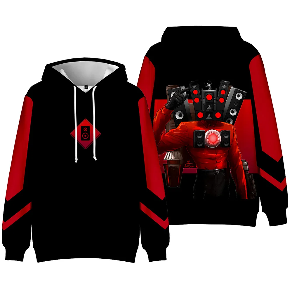 

Skibidi Toilet Titan Merch Hoodies Winter Men/Women Hooded Sweet Streetwear Long Sleeve Sweatshirt