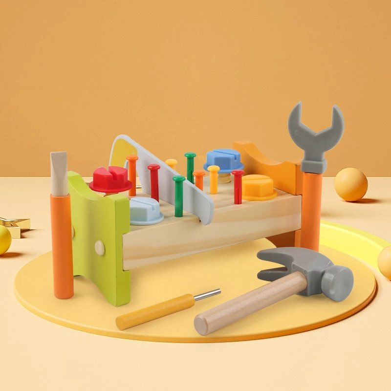 Kids Tool Bench Workshop Werkbank Bouw Speelgoed Voor Kinderen Educatief Voorschoolse Leren Montessori Speelgoed Leren Zintuiglijk Voor