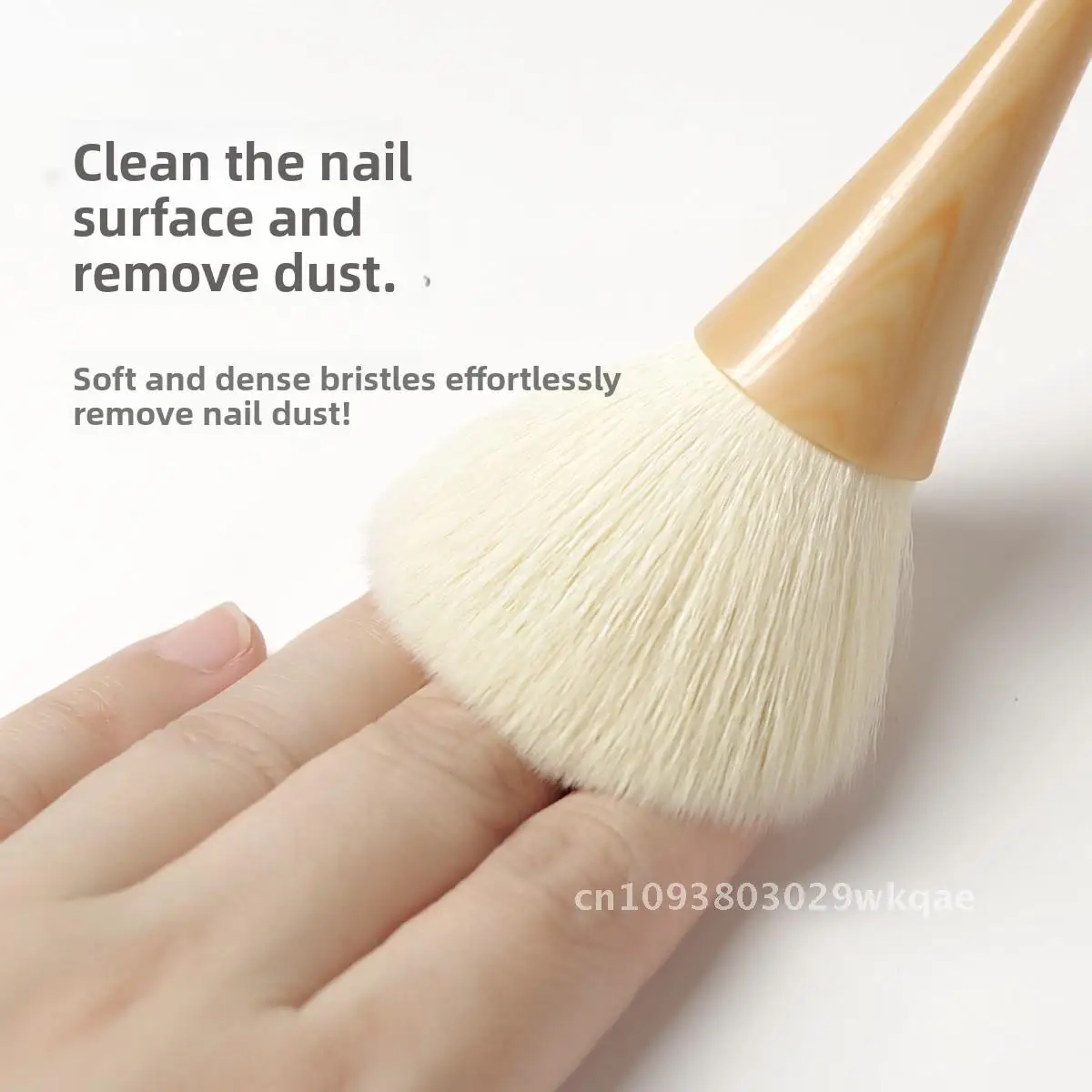 النمط الياباني سجل نمط مسمار مسحوق الغبار فرشاة مسمار تبديد فرشاة الغبار تقليد الخشب مقبض طويل رجل صغير الخصر لينة الاجتياح