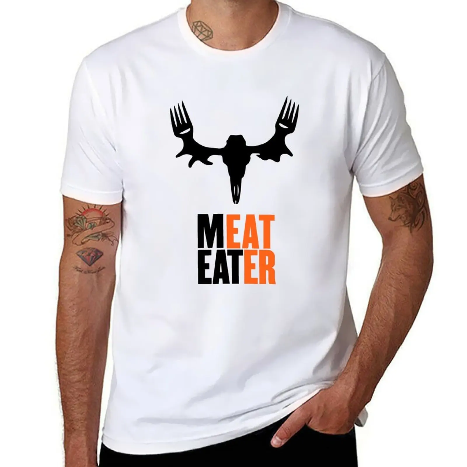 

Gray Meat Eater Logo T-Shirt funny t shirts cotton t shirts designer T-Shirt