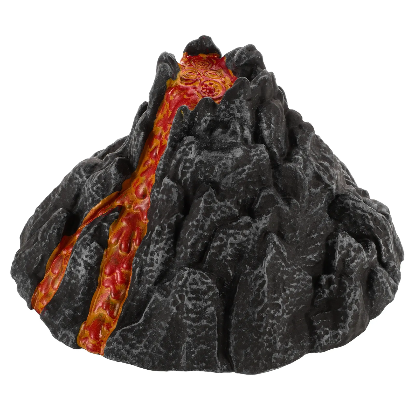 Plastic Volcanic Ornament Simulation Volcano Decor for Landscaping Sand Table Terrarium Desktop Fish Tank Moss Garden DIY Decor