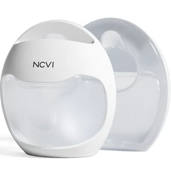 NCVI Wearable Milk Collector, Hands-Free Breastmilk Saver for Nursing Moms, BPA-Free, Lightweight & Reusable with No-Leak Design