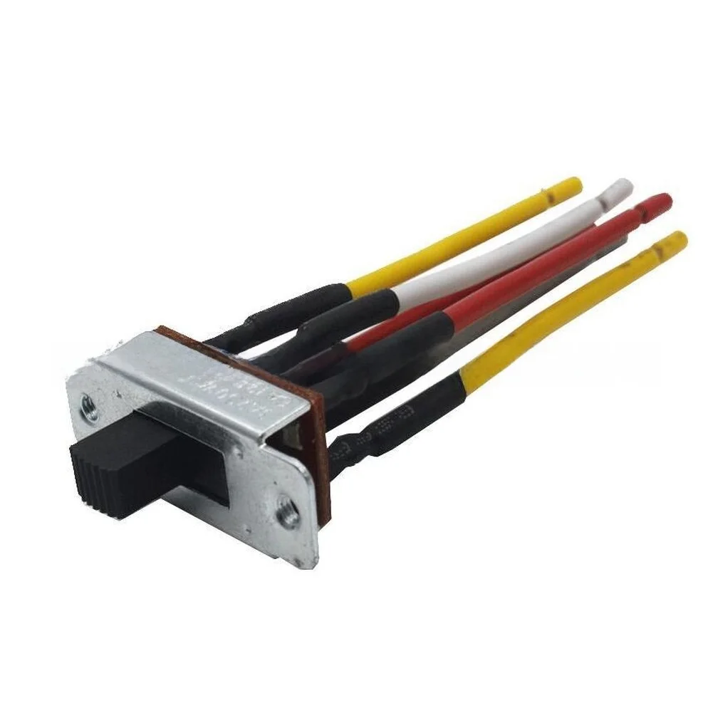 6 Pin 2 Position DPDT ON-ON For TOGGLE Switch with Wire Harness for 250VAC 3A Circuit Isolation and Direction Control Tasks