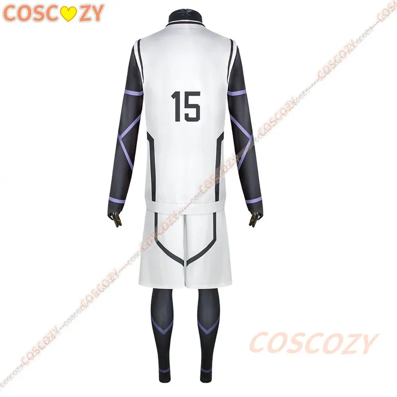 qq681ブルーロックシリーズアニメBLUELOCK 伊佐木陽一 白 コスプレ衣装 サッカー練習着 チームスーツ スポーツウェア