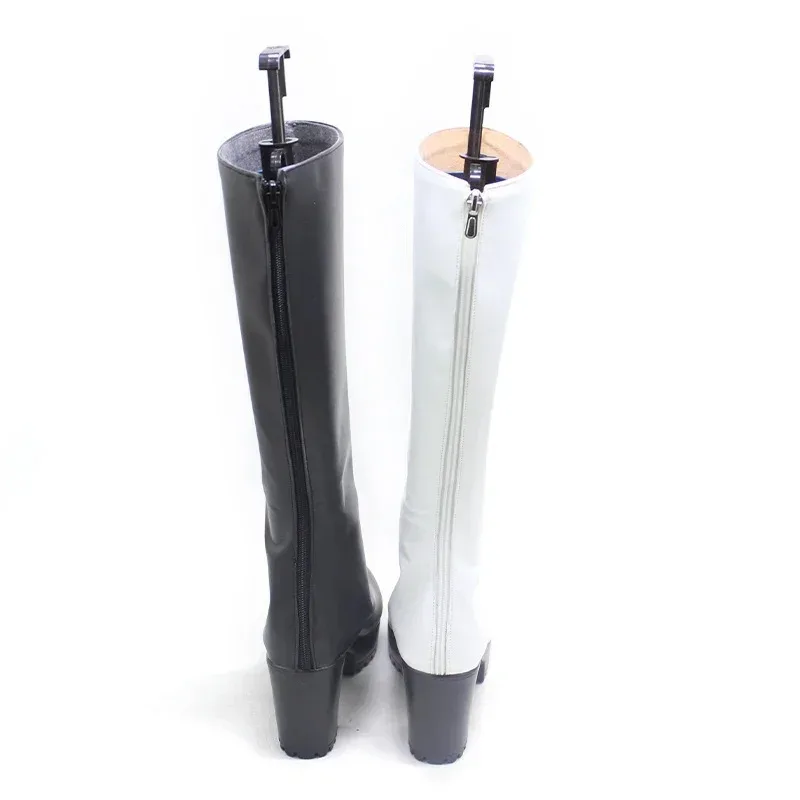 RealCos Tsumuri-zapatos de Cosplay de cuero PU, botas para fiesta de Halloween, accesorios de Cosplay hechos a medida
