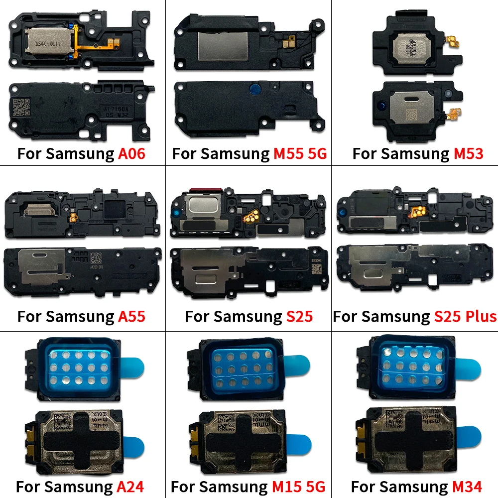 For Samsung S25 Plus A05S A06 A16 A24 A33 A34 A35 A55 M15 M34 M53 M55 M62 5G Buzzer Ringer Loud Speaker Loudspeaker Flex Cable