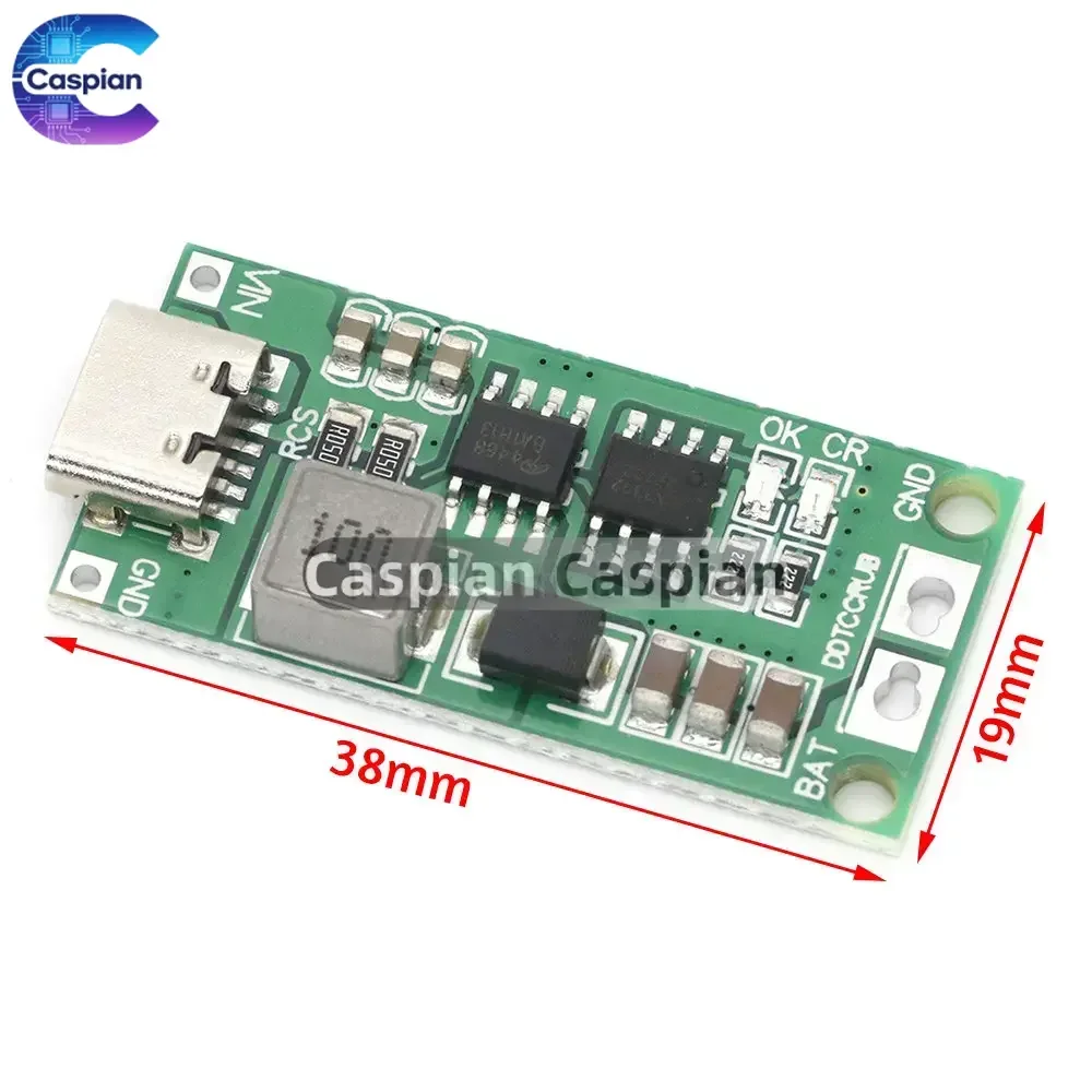 Multi-Cell 2S 3S 4S Type-C To 8.4V 12.6V 16.8V Step-Up Boost LiPo Polymer Li-Ion Charger 7.4V 11.1V 14.8V 18650 Lithium Battery
