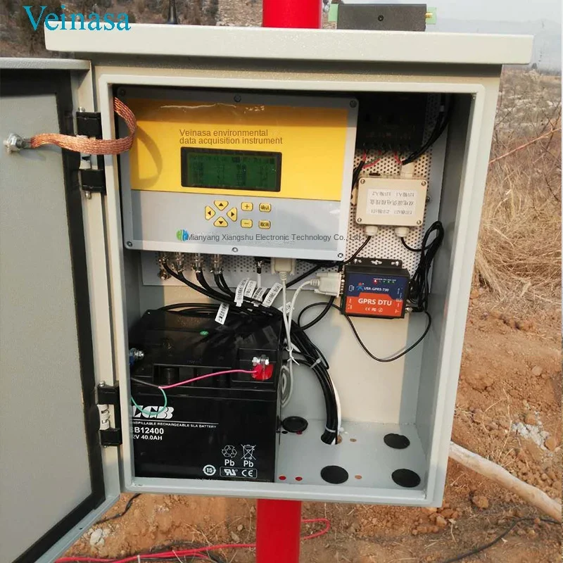 7 Elements Wireless Weather Station Solar Powered Unattended AWS207 Veinasa Brand Factory Direct Sales Cloud Platform Monitoring