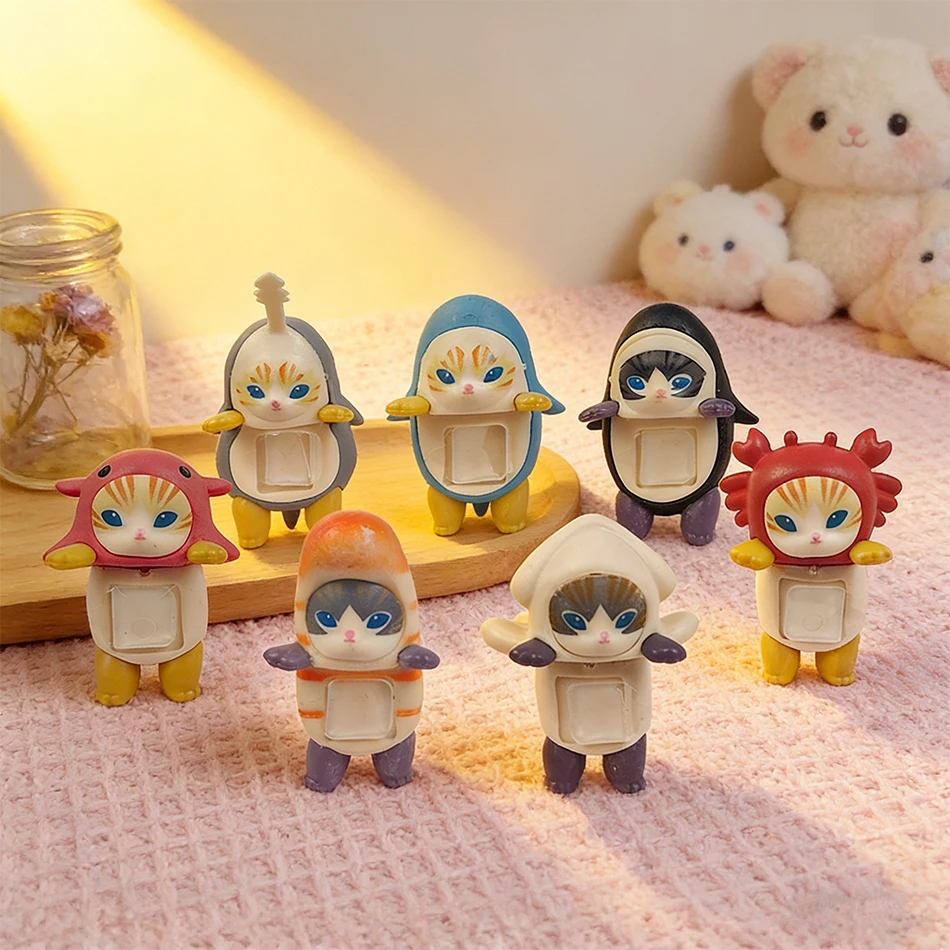 2026Best seller Shark Cat Blind Box Mini Figure Party Series Blind Box Trendy Play Decoration Creative  Birthday Christmas Gifts view 2