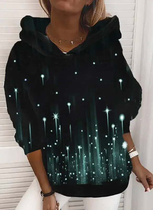 Sudadera con capucha de talla grande para mujer, ropa de calle vintage, sudadera informal de gran tamaño, Tops de manga larga Harajuku para invierno, 2024