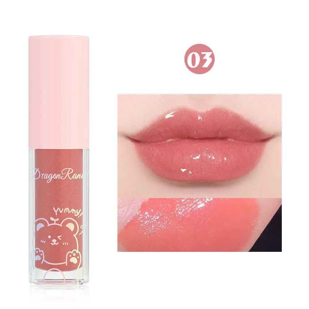 Waterproof Mirror Lip Gloss New Moisturizing Long Lasting Lip Glaze Smooth Non-stick Cup Shine Glitter Lipstick Set