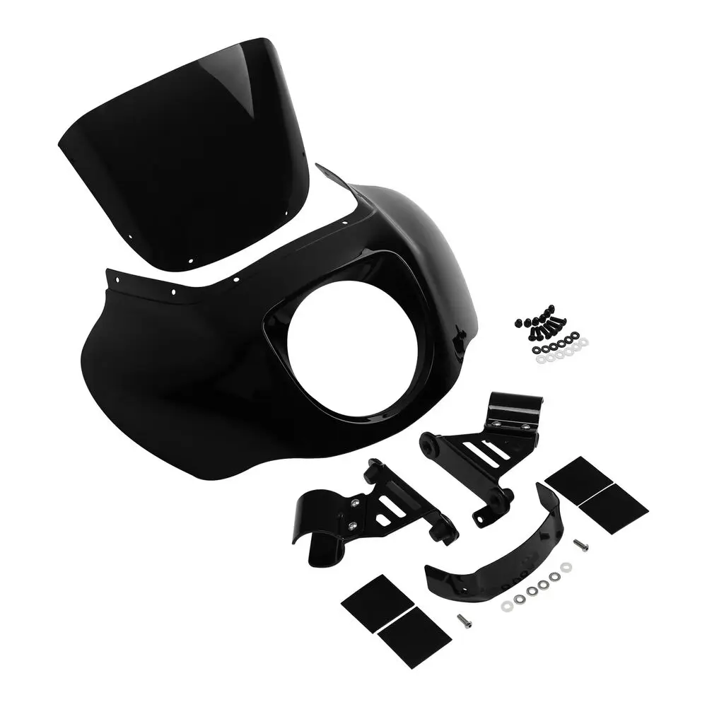 

EU QUALITY Motorcycle Headlight Fairings Windshield Bracket Mount For Harley Softail Low Rider Street Bob 2018-2024 2019 2020
