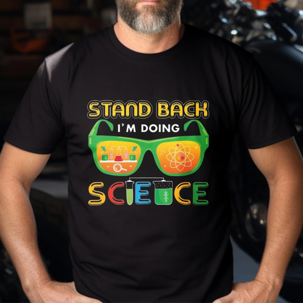 Biology T-Shirt Cool DNA Molecule Science Graphic Tee for Biologists Funny Lab Sunglasses Chemistry Nerd Unisex Streetwear Shirt