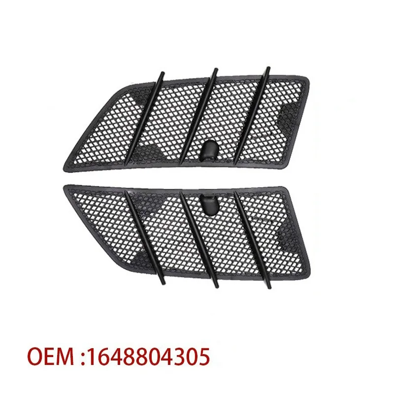 Black Hood Air Vent Grille Cover Set for Mercedes W164 W166 GL320 GL350 GL450 GL550 ML320 ML350 ML550 2006-2012