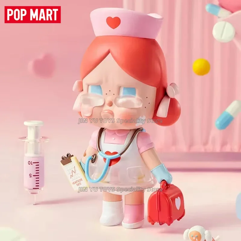 POP MART CRYBABY I Call The Shots Series Action Figure Fashion Dolls Cute Cartoon Model Room Decorations Popular Toys Kids Gifts