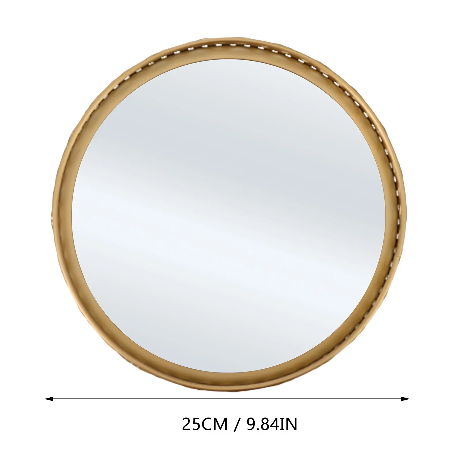 

1Pcs Jewelry Storage Plate European Style Glass Mirror Cosmetics Tray Elegant Organizer for Kitchen Restaurant Weddings