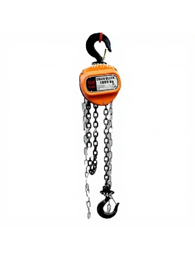 Electric Triangular Chain Hoist 1 Ton Manual Inverted Crane Lifting 3/6M Portable Lever Block