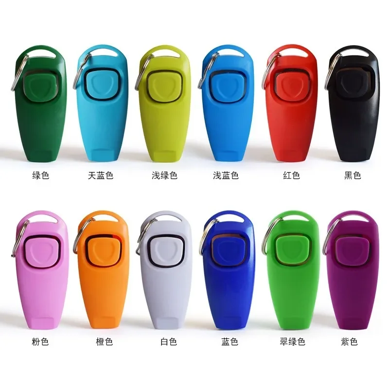 1 قطعة صافرة الكلب والفرس أداة مساعدة لتدريب الحيوانات الأليفة مع صافرة 2 في 1 تصميم المحمولة المدرب مستلزمات منتجات الحيوانات الأليفة #2