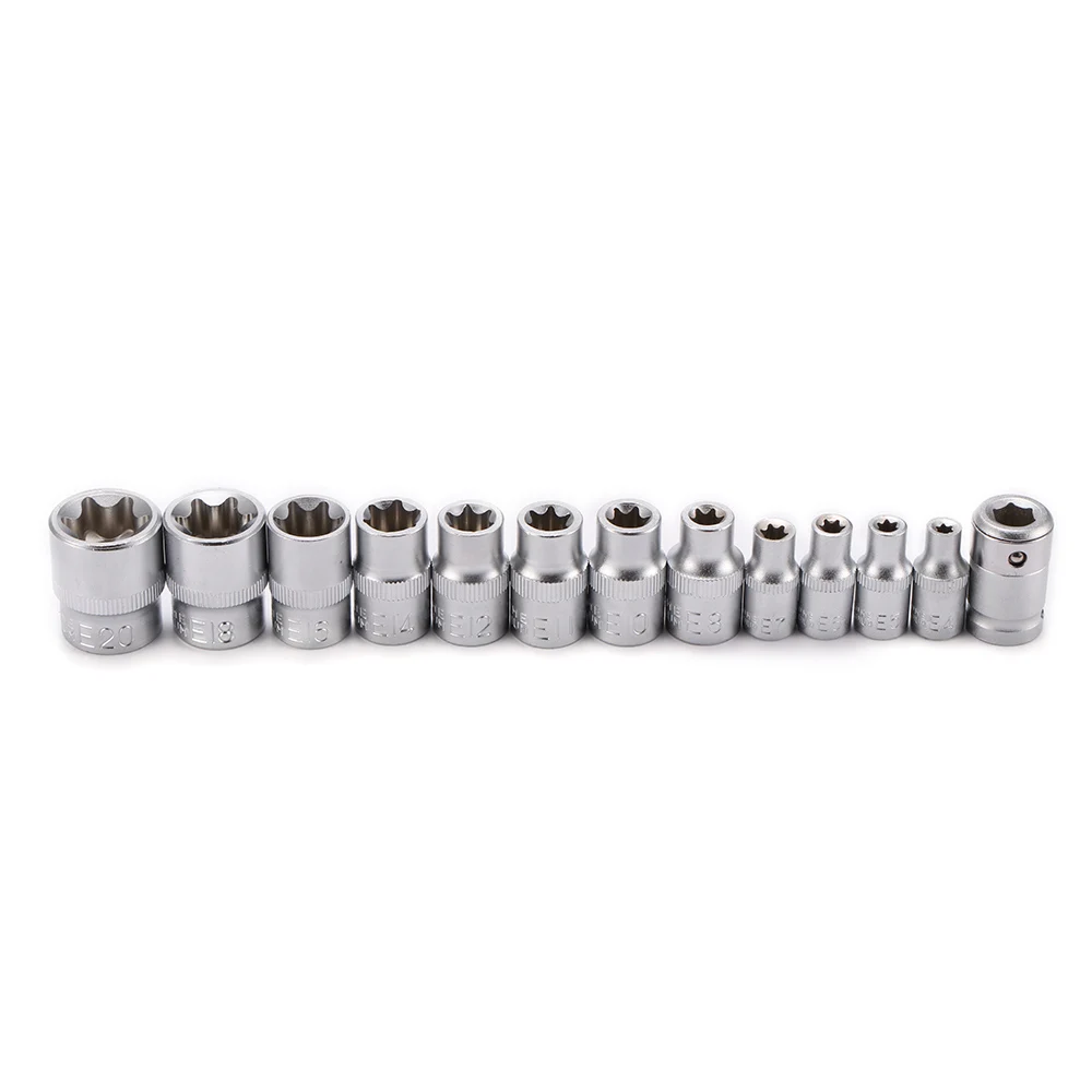 1 Bộ Mới 34 Mảnh Torx Sao Ổ Cắm Lục Giác Bộ Cờ Lê Ổ Ổ Cắm Bit Xanh Tam Giác Chống Dụng Cụ Cầm Tay Xe Hơi dụng Cụ Sửa Chữa Dropshipping