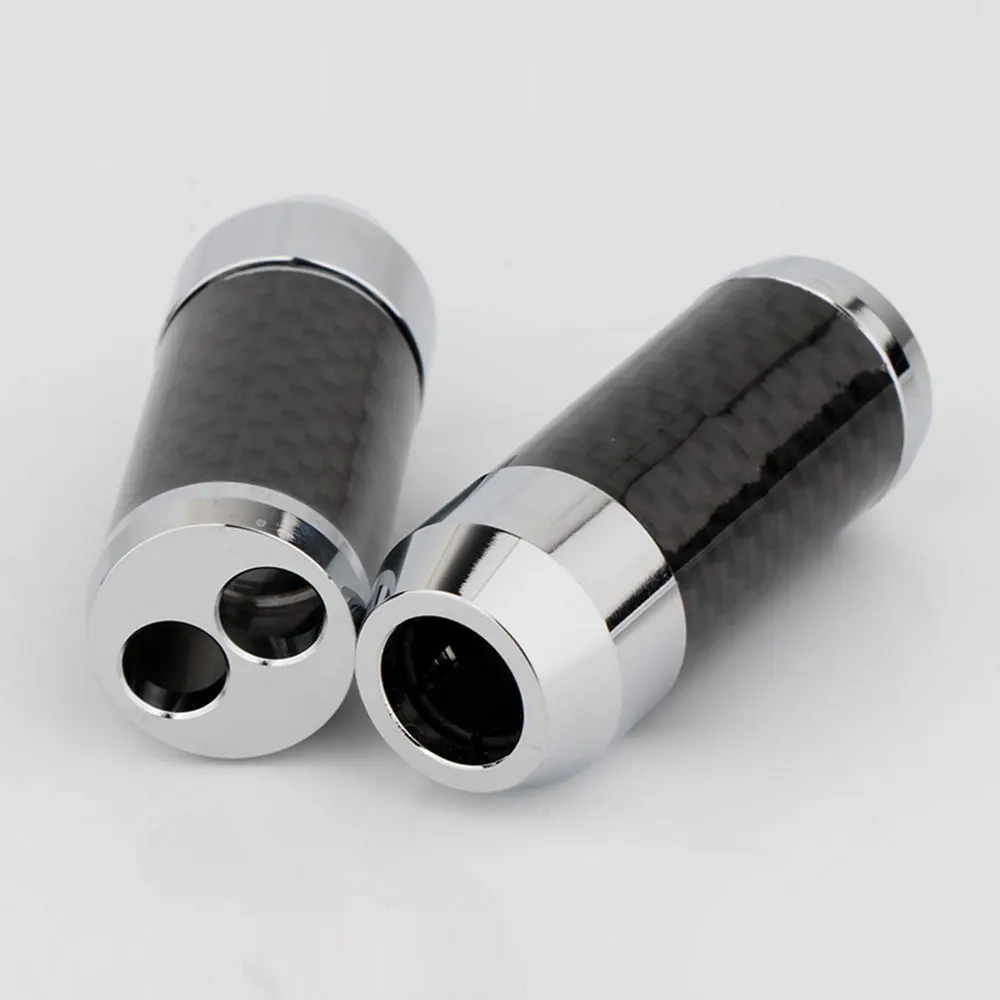 Kabelverteiler aus schwarzer Kohlefaser, Y-Splitter 11mm auf 2x7mm Löcher mit Audio-Lautsprecherkabel, DIY-Kabelverbinder AL1107 – Detail 8