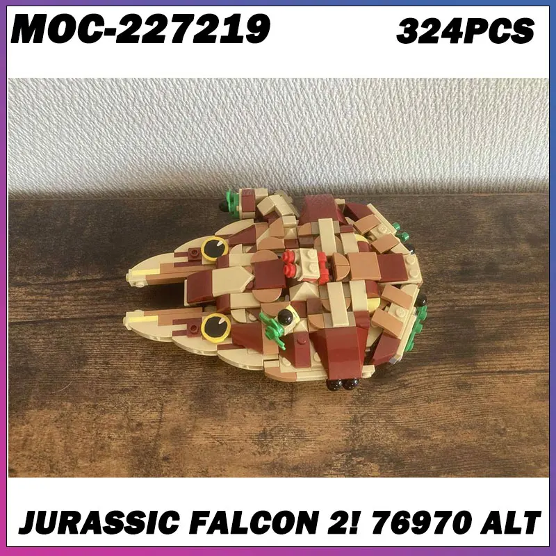 

MOC Building Block Space Wars Series Gingerbread New Spaceship Brick Model Education Toy Birthday Adults Gifts MOC-227219 324PCS