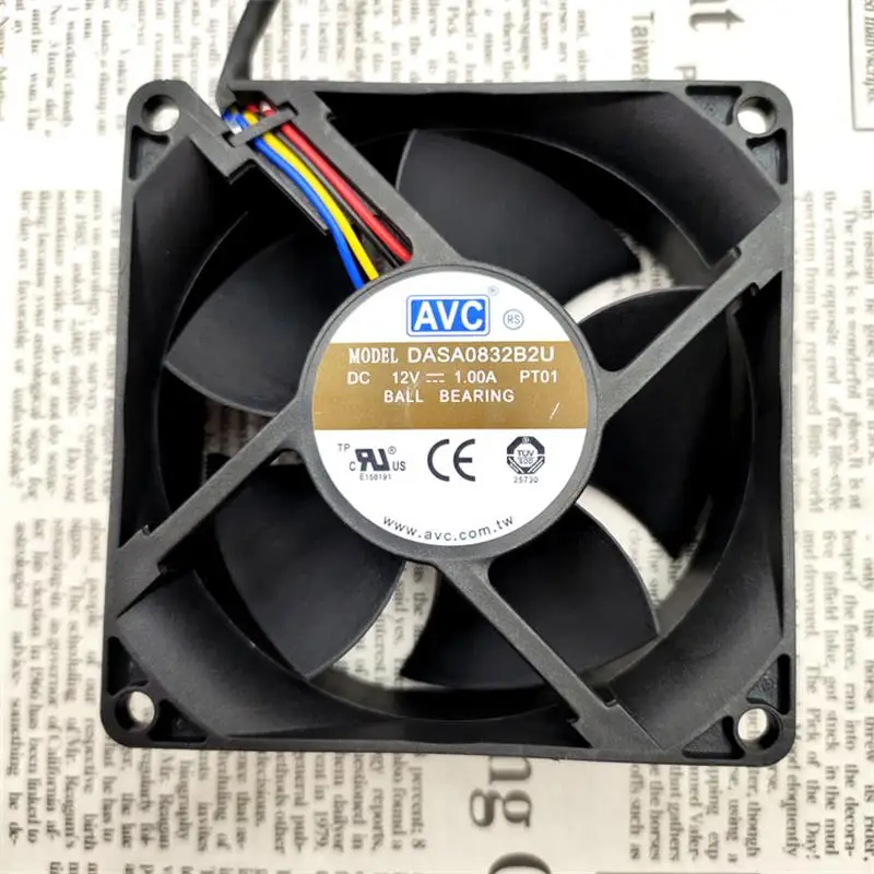 

Cooling Server Fan For AVC DASA0832B2U 8032 12V 1.0A 8cm PWM High Air Volume