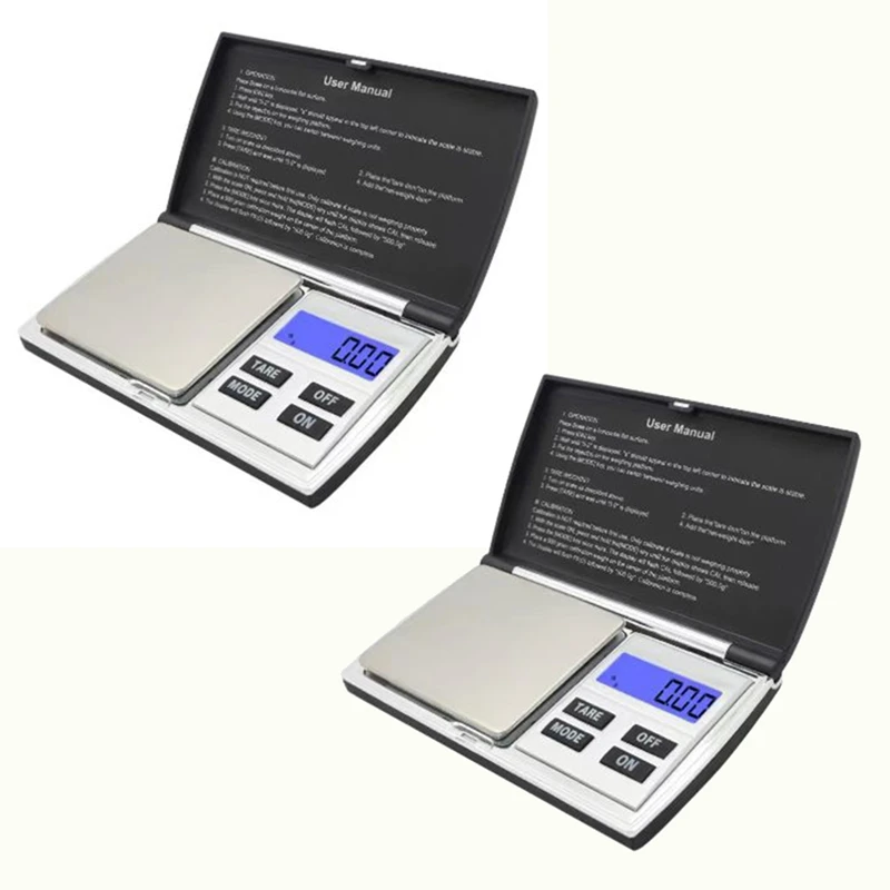 Digital Kitchen Scale Jewelry Gold Balance Weight Gram LCD Pocket Weighting Electronic Scales