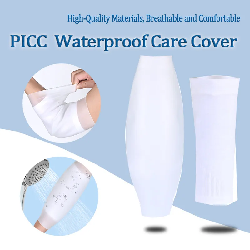 PICC Waterproof and Antibacterial Silicone Sheath, Special Protective Sheath for Intravenous Chemotherapy Catheterization