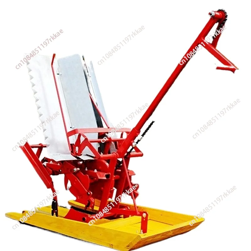 2-Row Manual Rice Transplanter Hand Push Seeder for Paddy Farming, Small Agriculture Machine