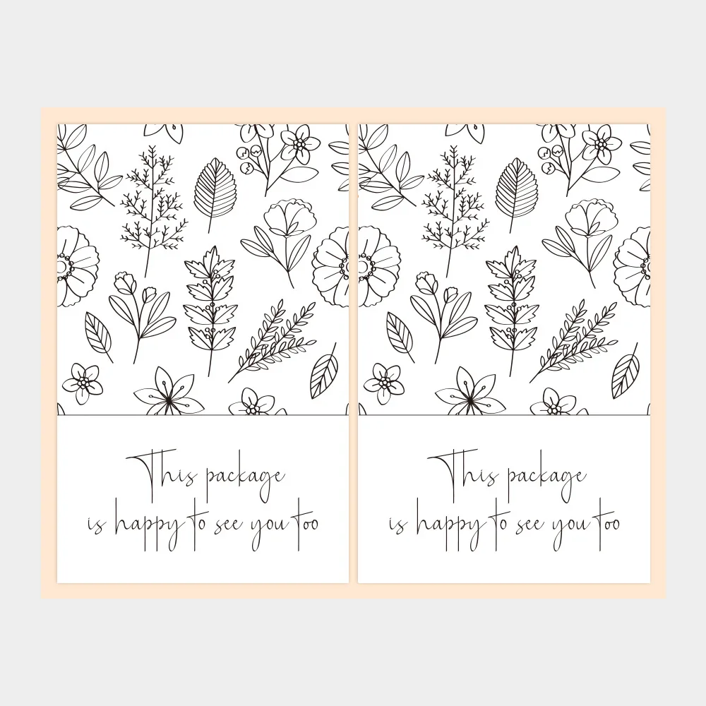 10-50pcs This Package Nice To Meet You Too Stickers Sealing Label Thank You Small Business Handmade Gift Commodity Decor Sticker