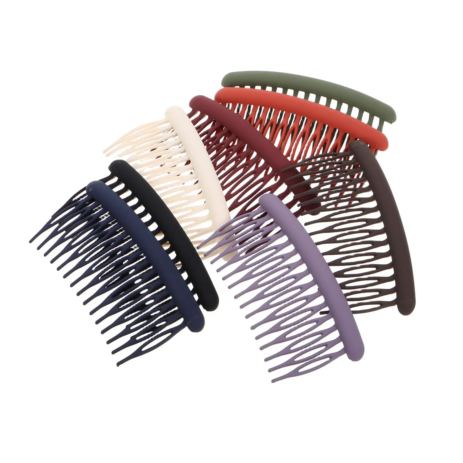 

8 Pcs Frosted Hair Comb Women Accessories Fine Plastic Side Bangs Fixation Comfortable Long Term Wear Hairpins