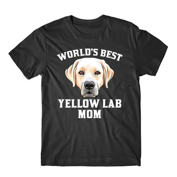 World'S Best Yellow Lab Mom Dog Owner T Shirt By Really Awesome