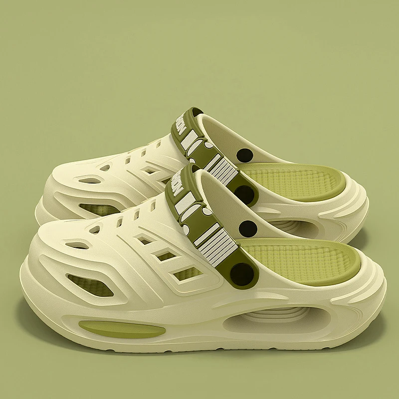 

Мужские и женские модные дышащие сандалии Smile с съемными стельками, нескользящие, с амортизацией, утолщенные, мягкие тапочки