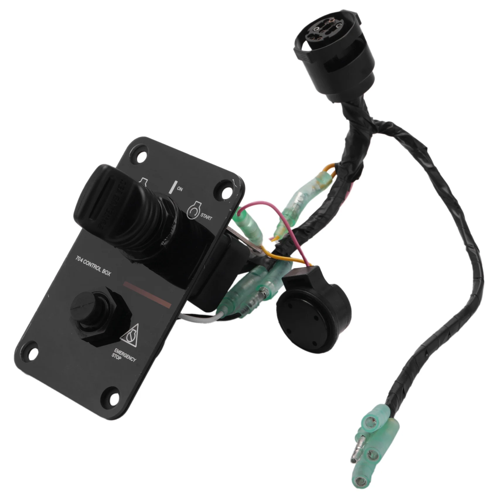 Outboard Single Engine Key Switch Panel For Yamaha 704-82570-12-00 704-82570-08-00 704-82570 704-82570-11-00