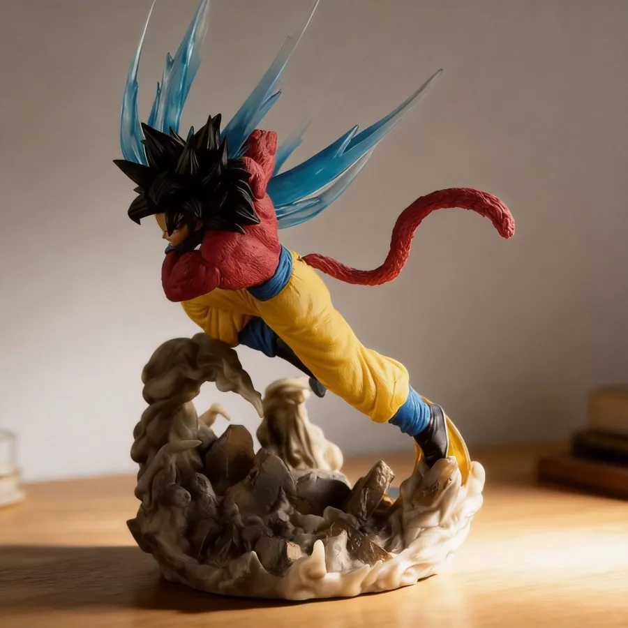 

Фигурка аниме-персонажа Драгон Болл Супер Сайян Камехамеха GT Супер Сайян 4 Гоку с подсветкой, 40 см