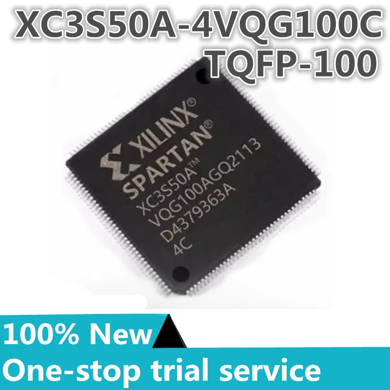 

2-100PCS %New original XC3S50A-4VQG100C XC3S50A-4VQ100 TQFP-100 programmable master processor chip